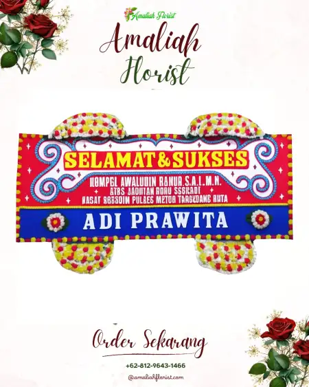 Papan Bunga Ucapan Selamat Sitoyobagus